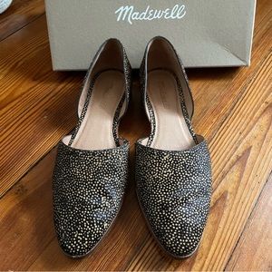The Marisa d'Orsay Flat in Spotted Calf Hair